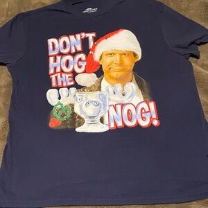 Festive Graphic Tee - Navy Blue❤️